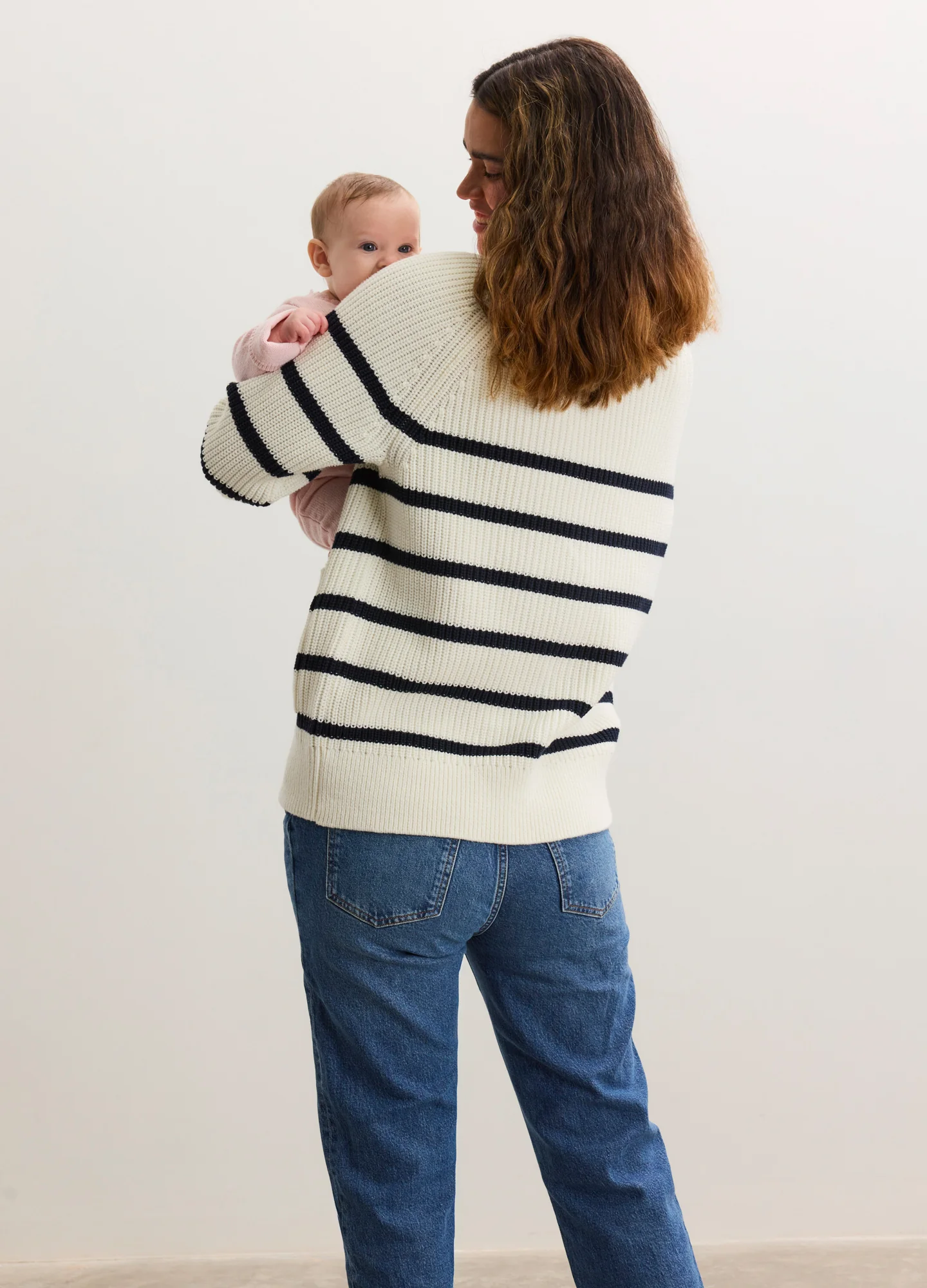 The Cotton Marlow Stripe Cardigan - Image 4