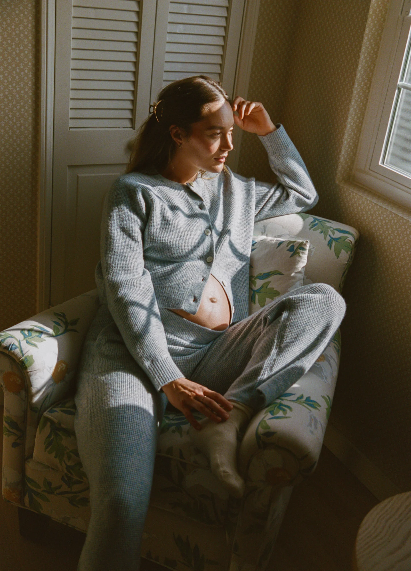 The Cozy Waffle Crop Pant - Image 5
