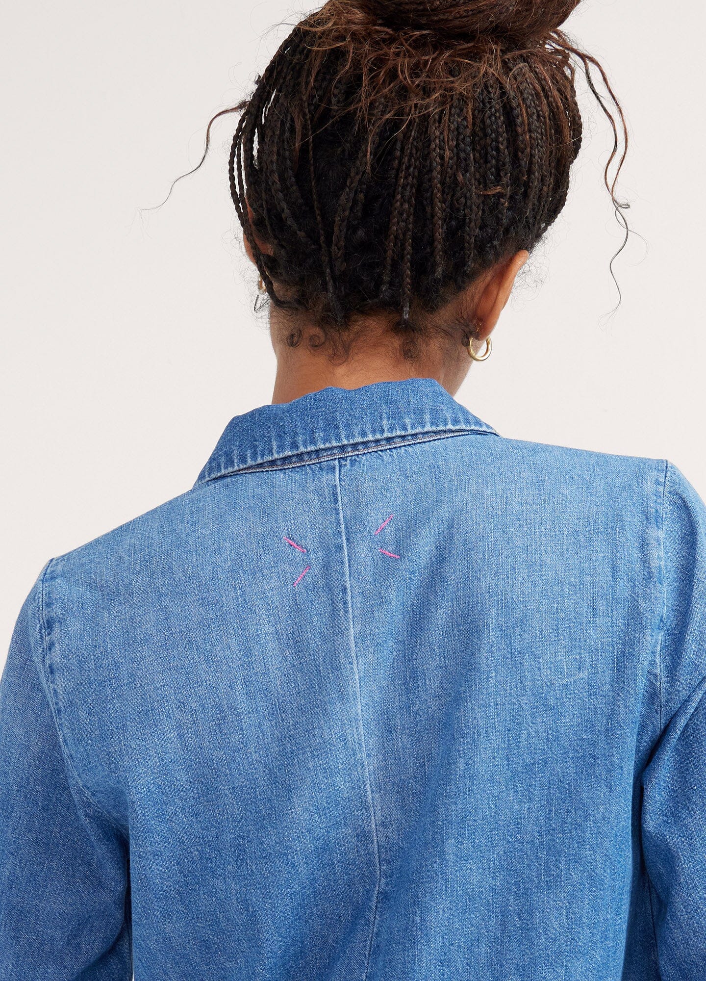 The Denim Utility Romper - Image 3