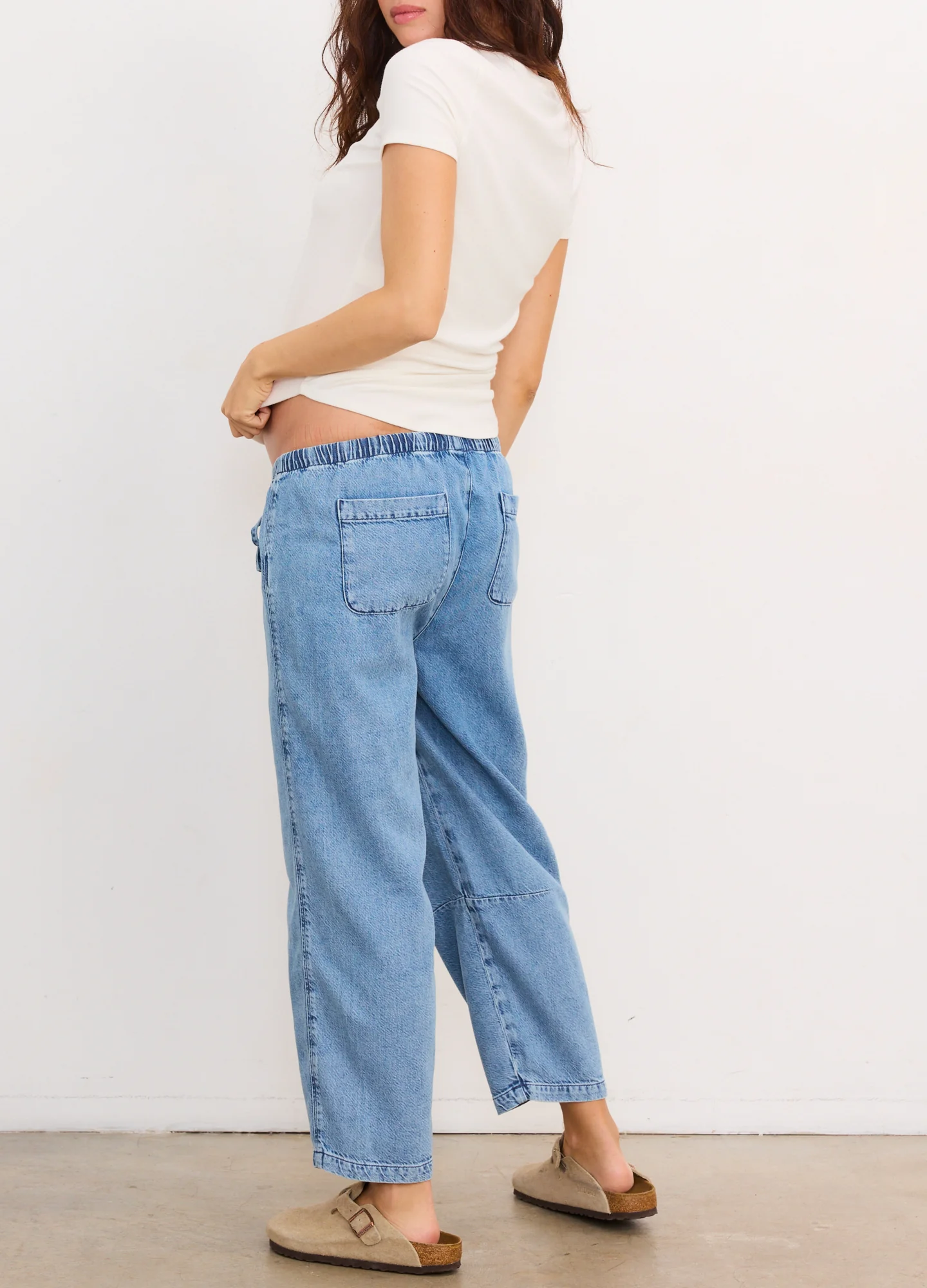 The Drapey Denim Barrel Pant - Image 4