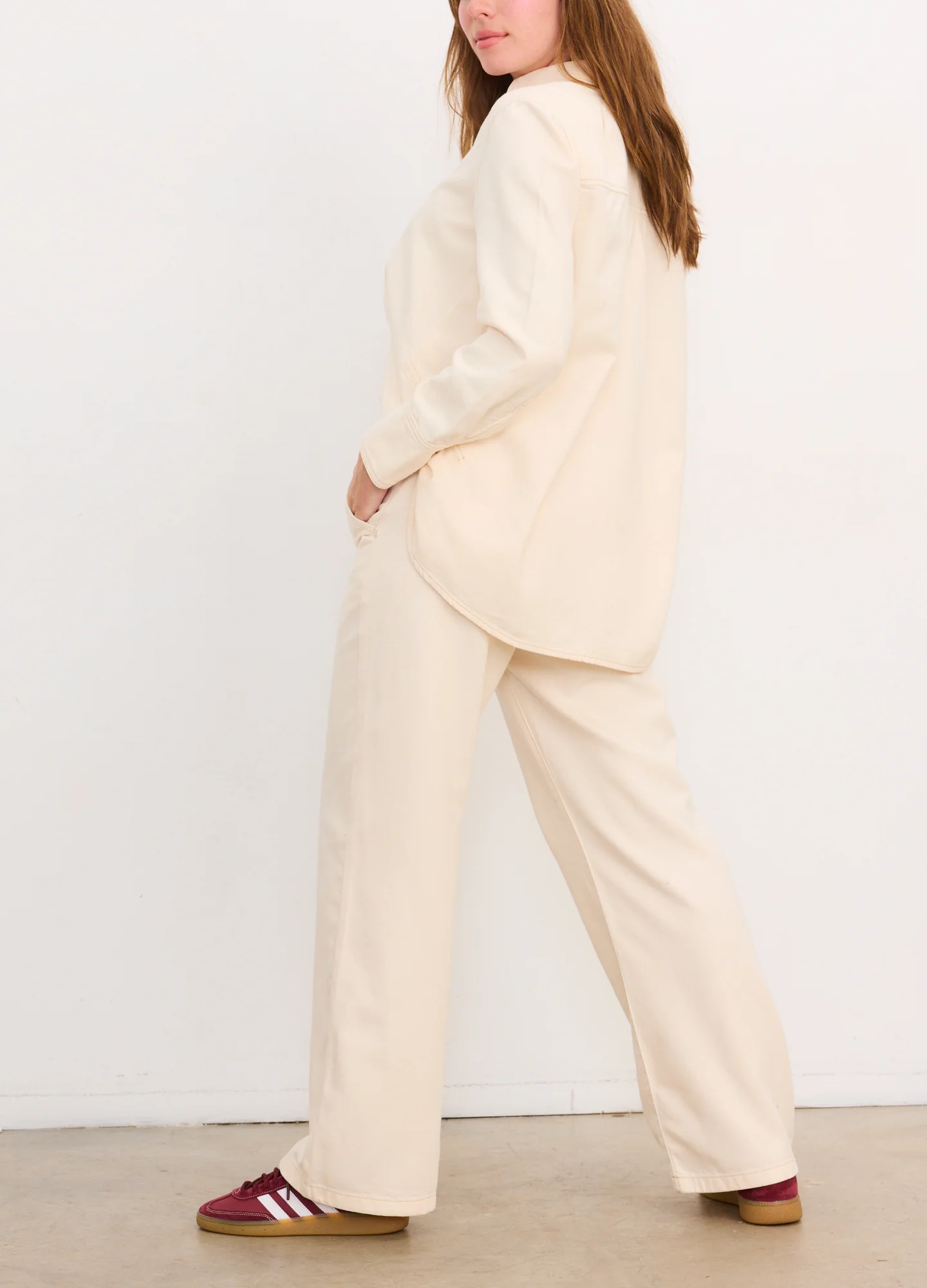 The Drapey Denim Boyfriend Shirt - Image 5