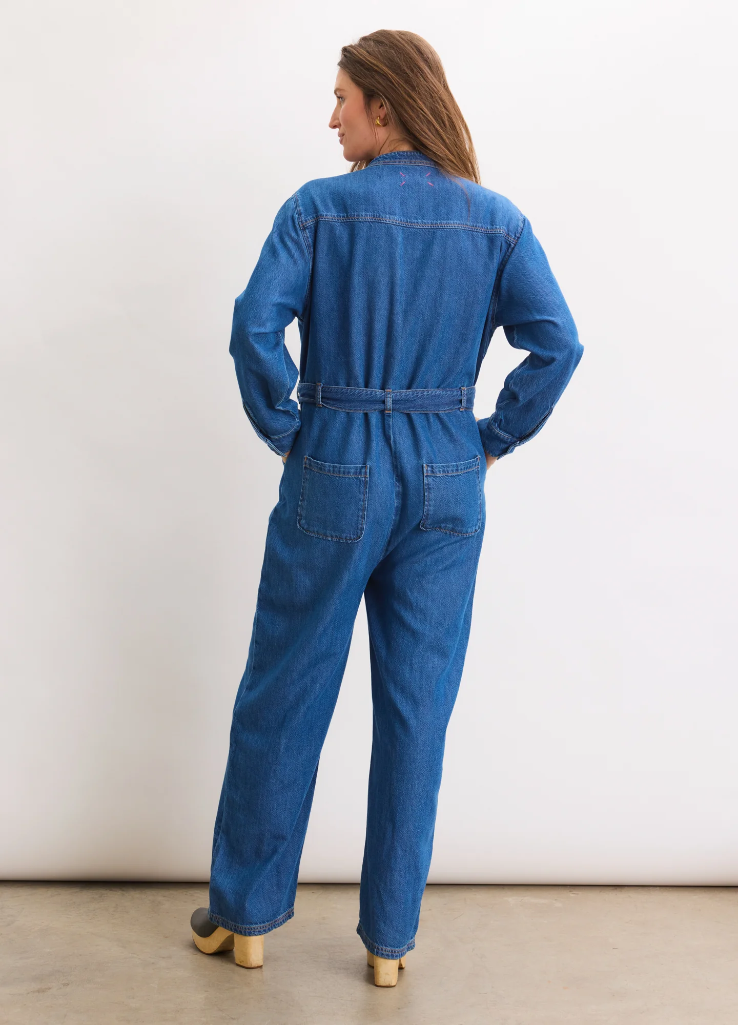 The Drapey Denim Jumpsuit - Image 4