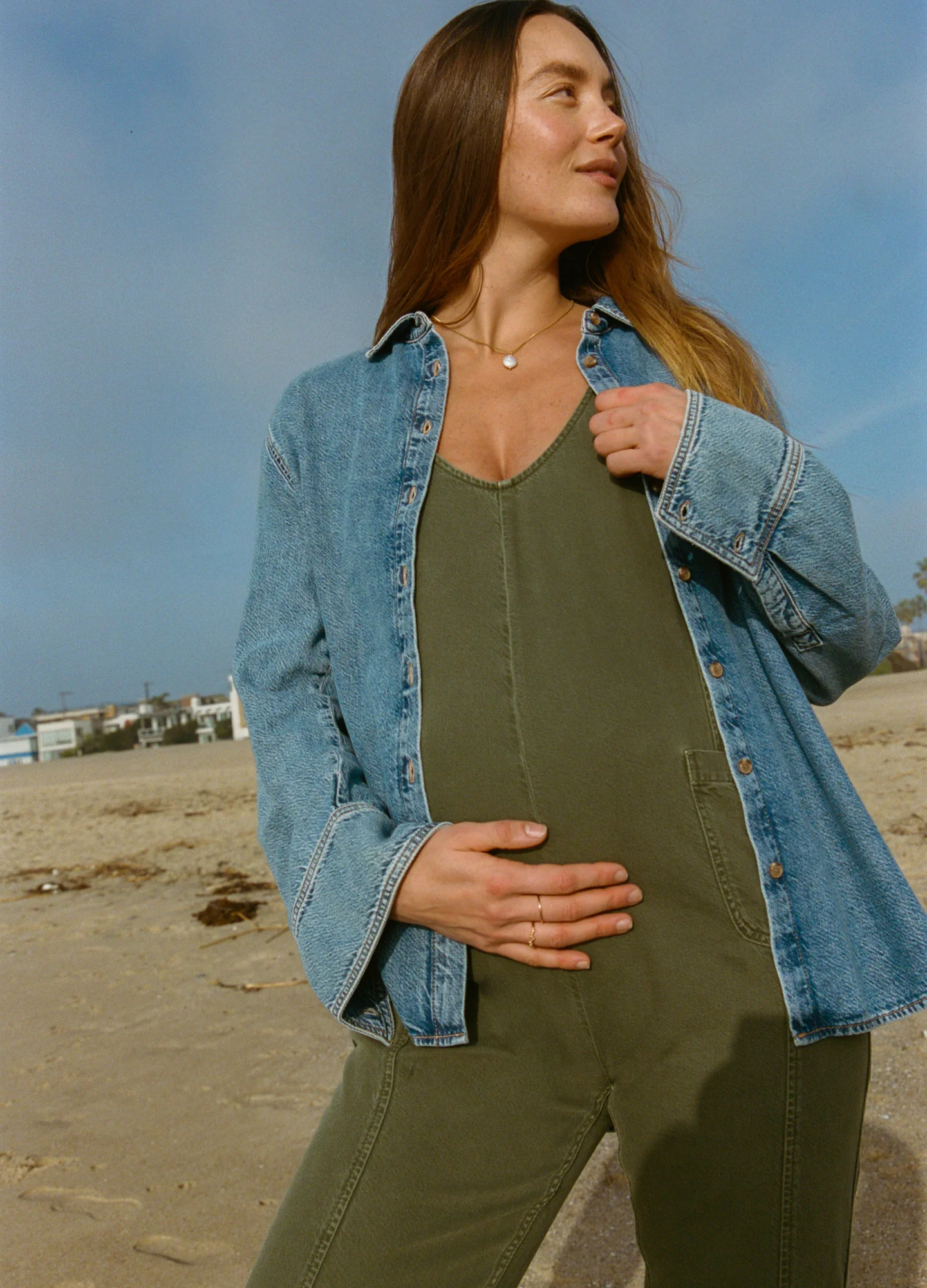 The Drapey Denim Nora Jumpsuit - Image 6