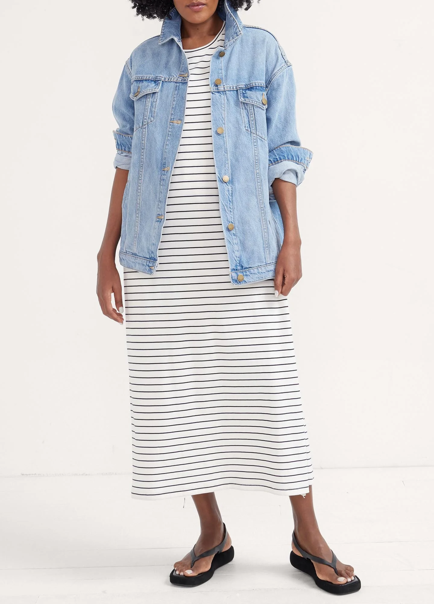 The Easy Going Nursing Tee Dress - Image 3
