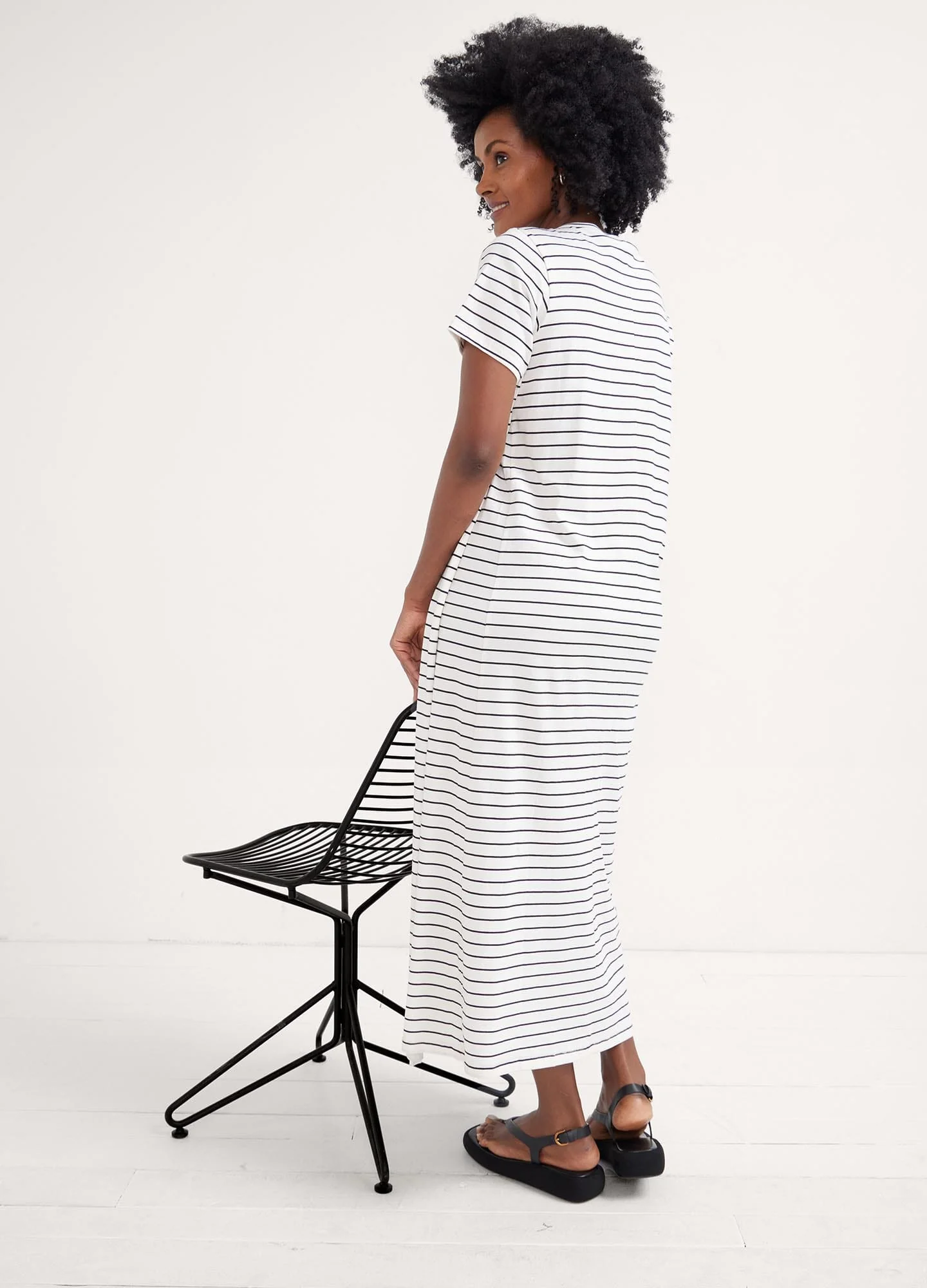 The Easy Going Nursing Tee Dress - Image 4