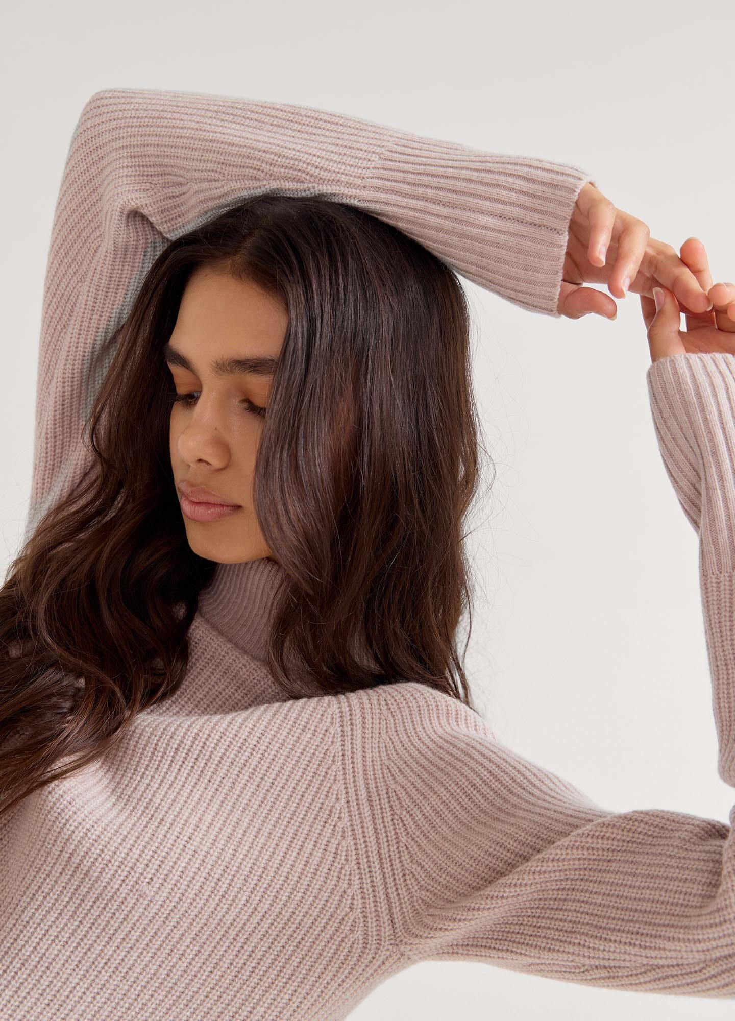 The Irina Shaker Mini Sweater Dress - Image 5