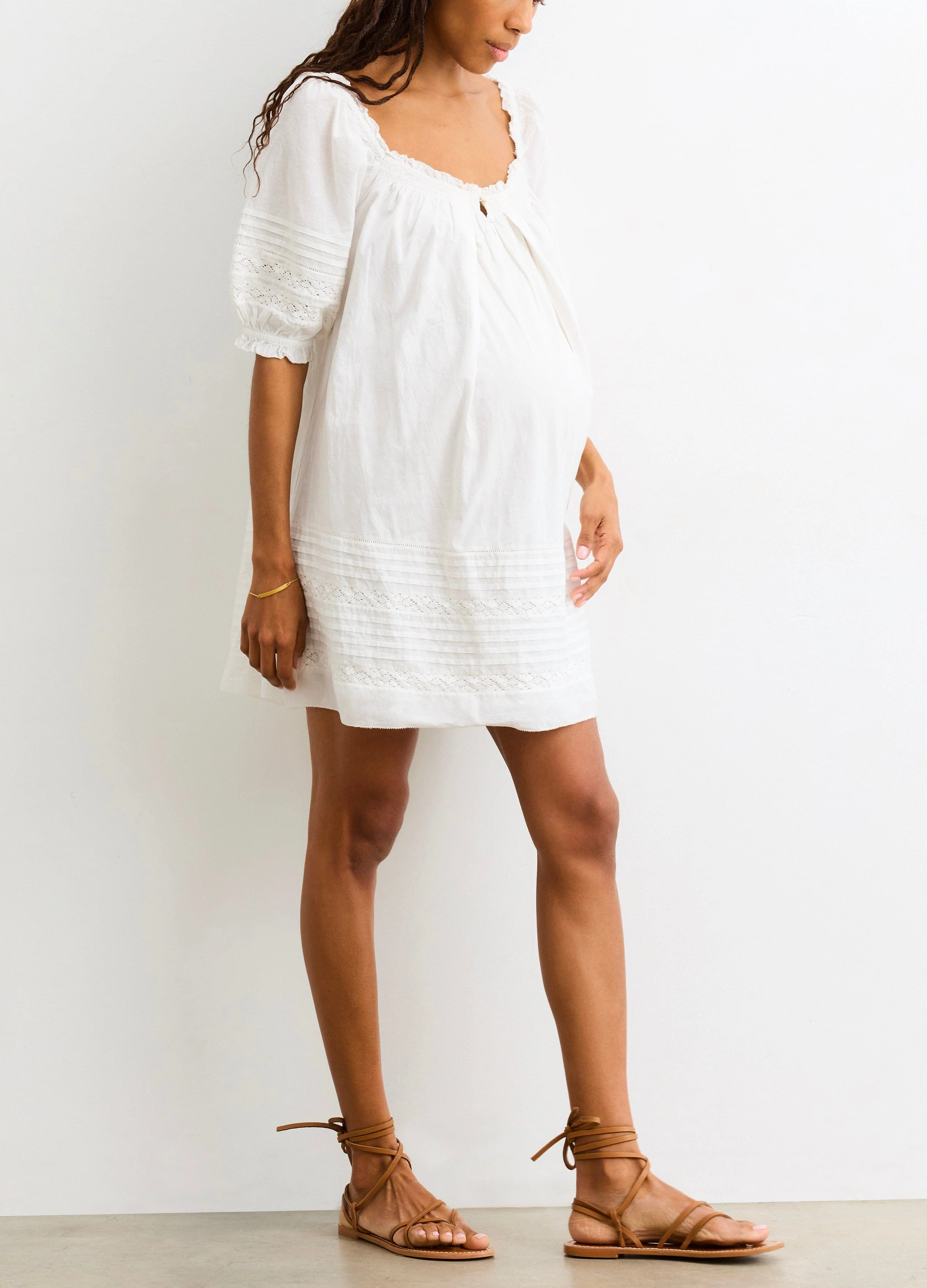 The Lottie Secret Nursing Mini Dress - Image 2