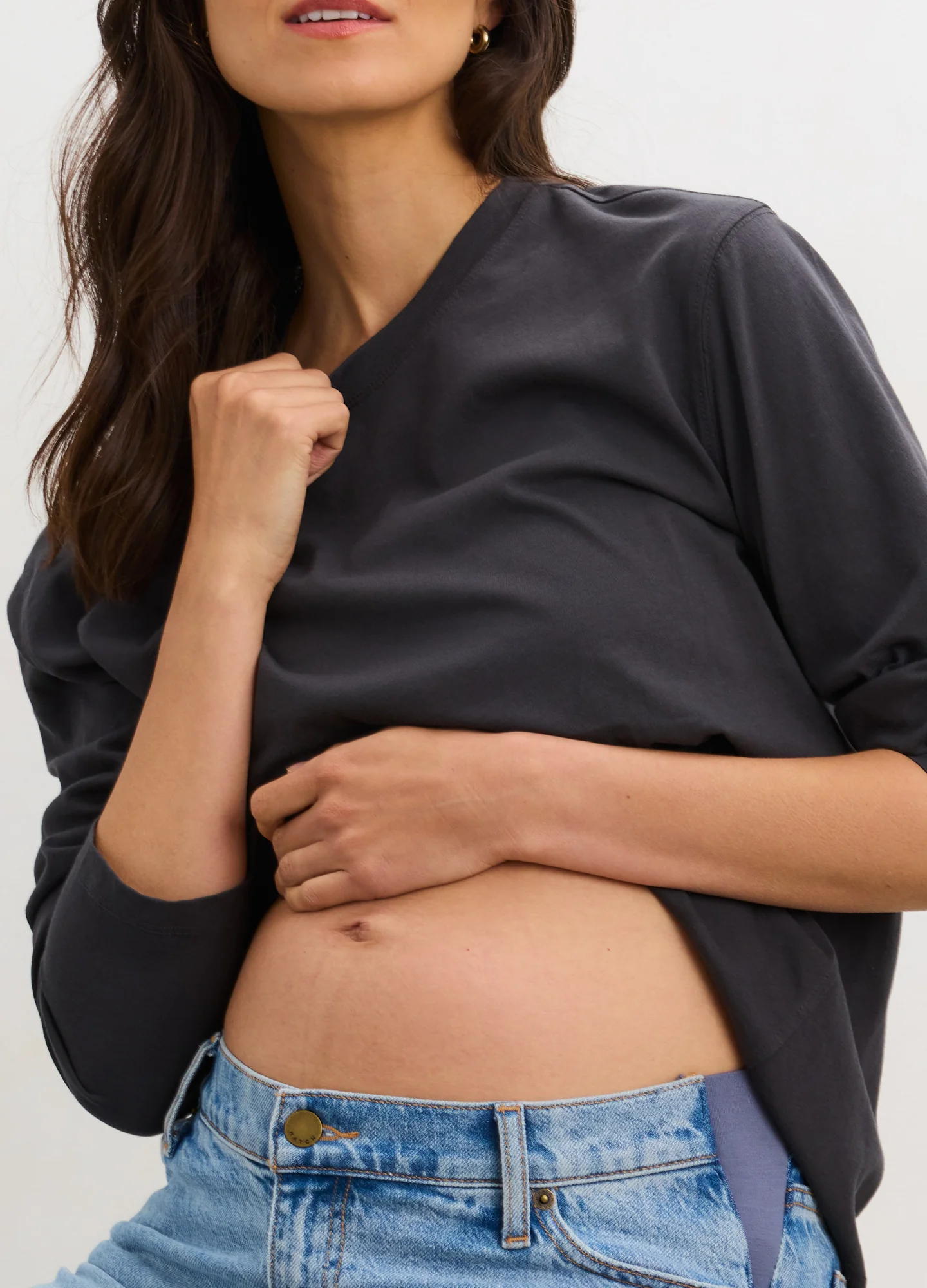 The Washed Cotton Long Sleeve Tshirt - Image 5