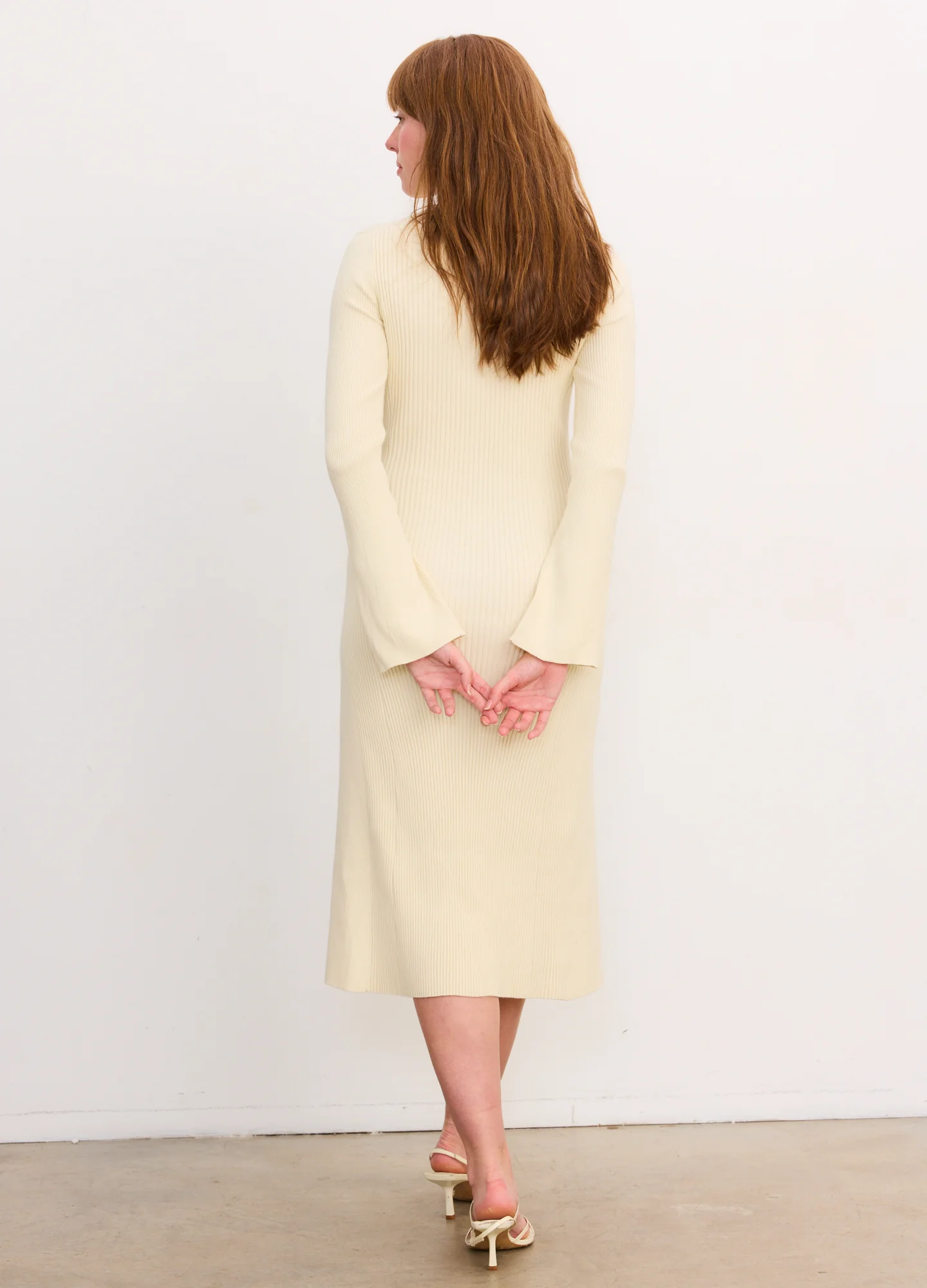 The Odette Ribbed Midi Dress - Image 5