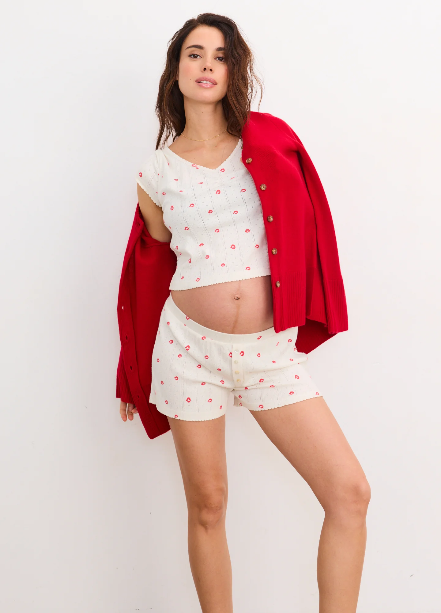 The Pointelle Sweetheart Tee - Image 2