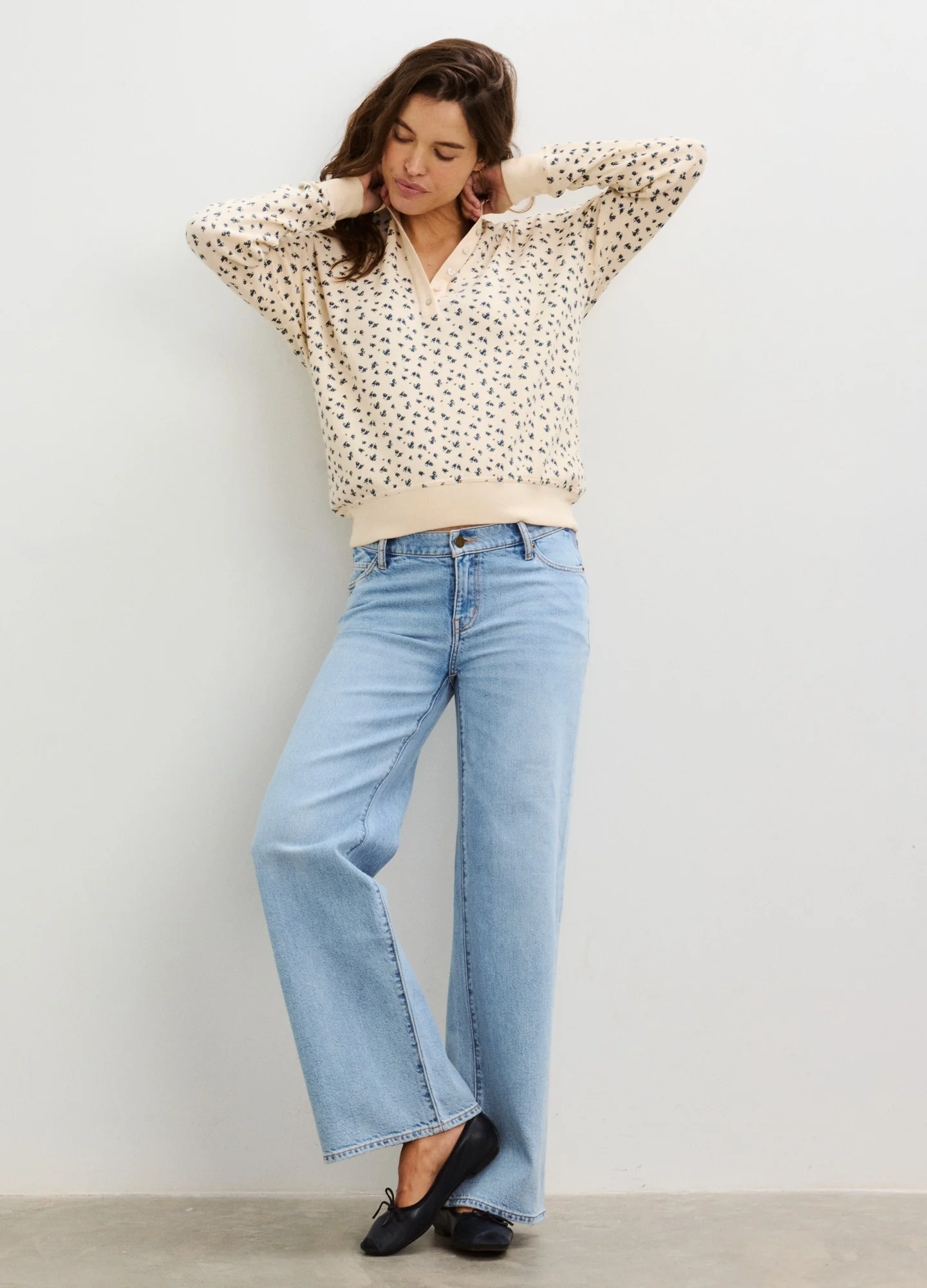 The Printed Waffle Pullover - Image 2