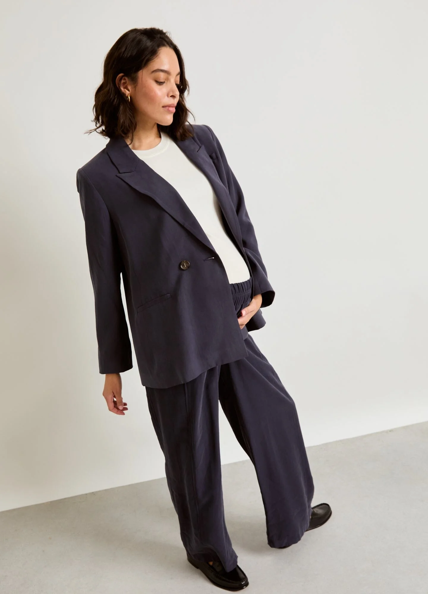 The Soft Tailored Twill Blazer - Image 5