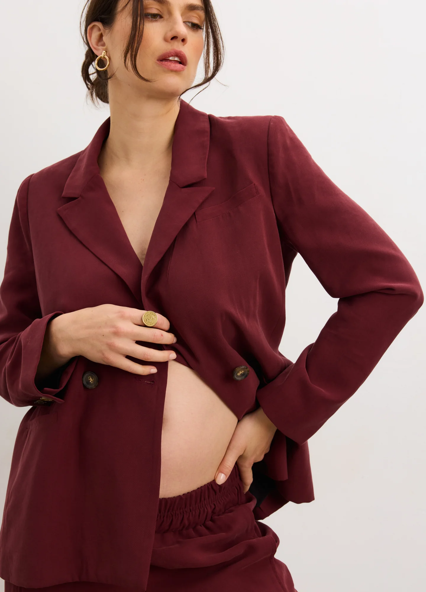 The Soft Tailored Twill Blazer - Image 4