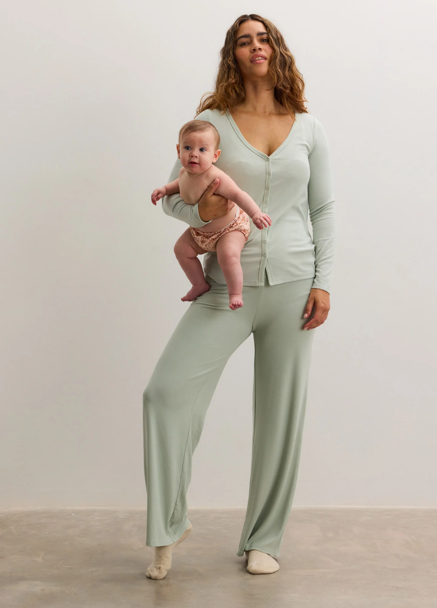The Softest Rib Nursing Cardigan - Image 3