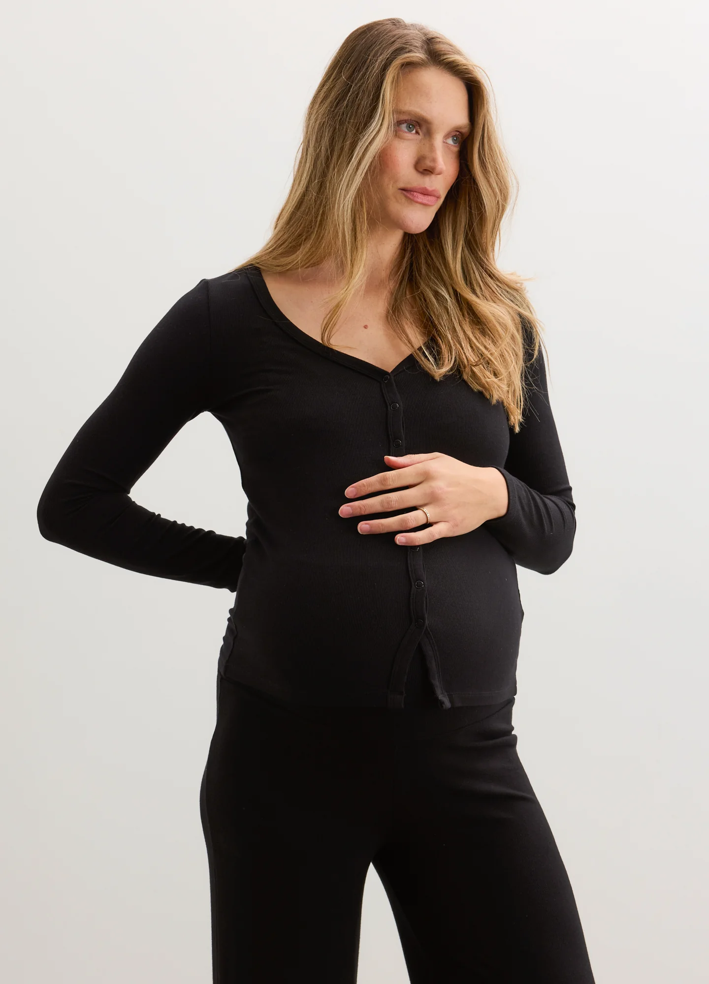 The Softest Rib Nursing Cardigan - Image 3