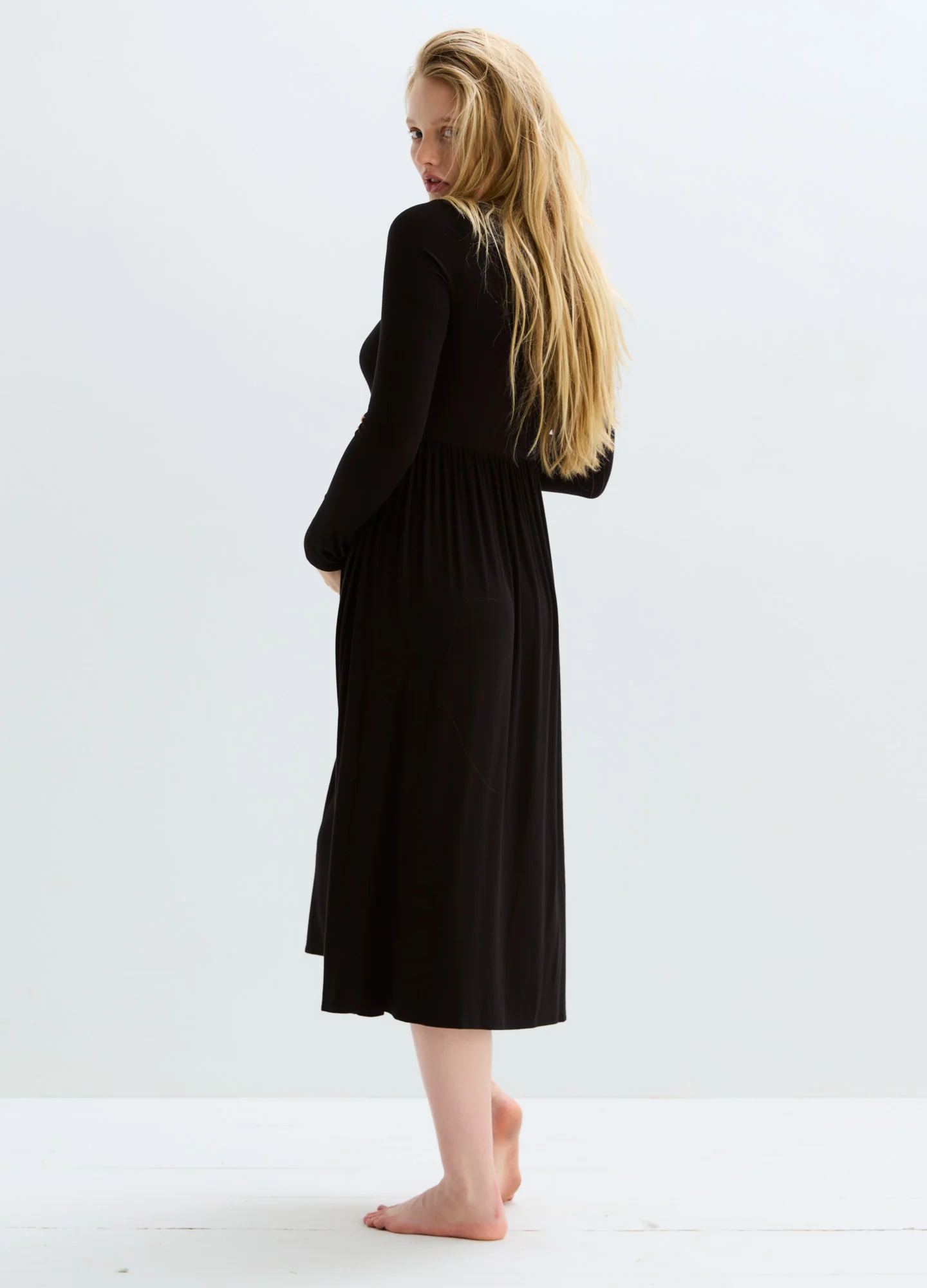 The Softest Rib Nursing Dress - Image 5