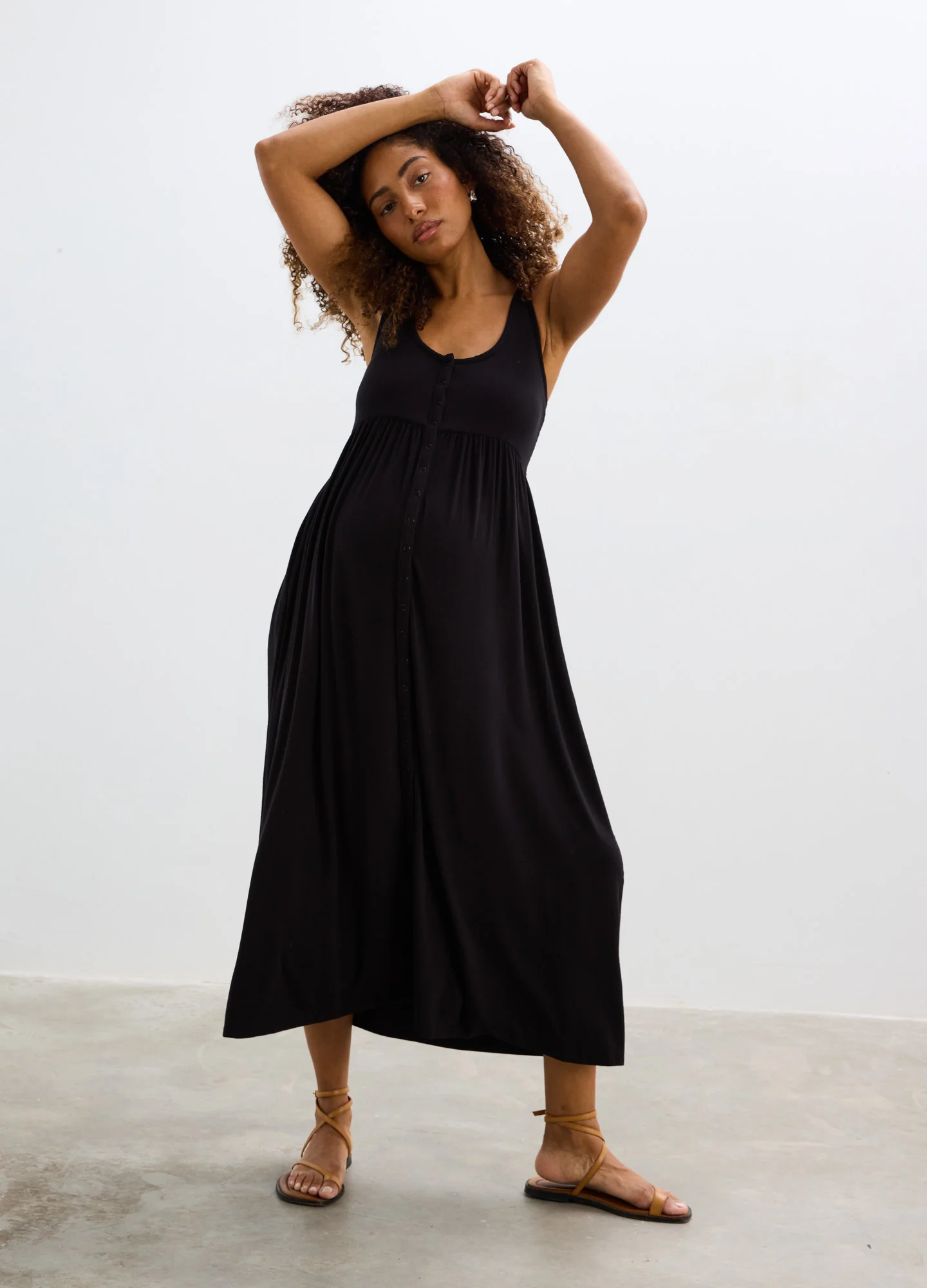 The Softest Rib Nursing Tank Dress - Image 5