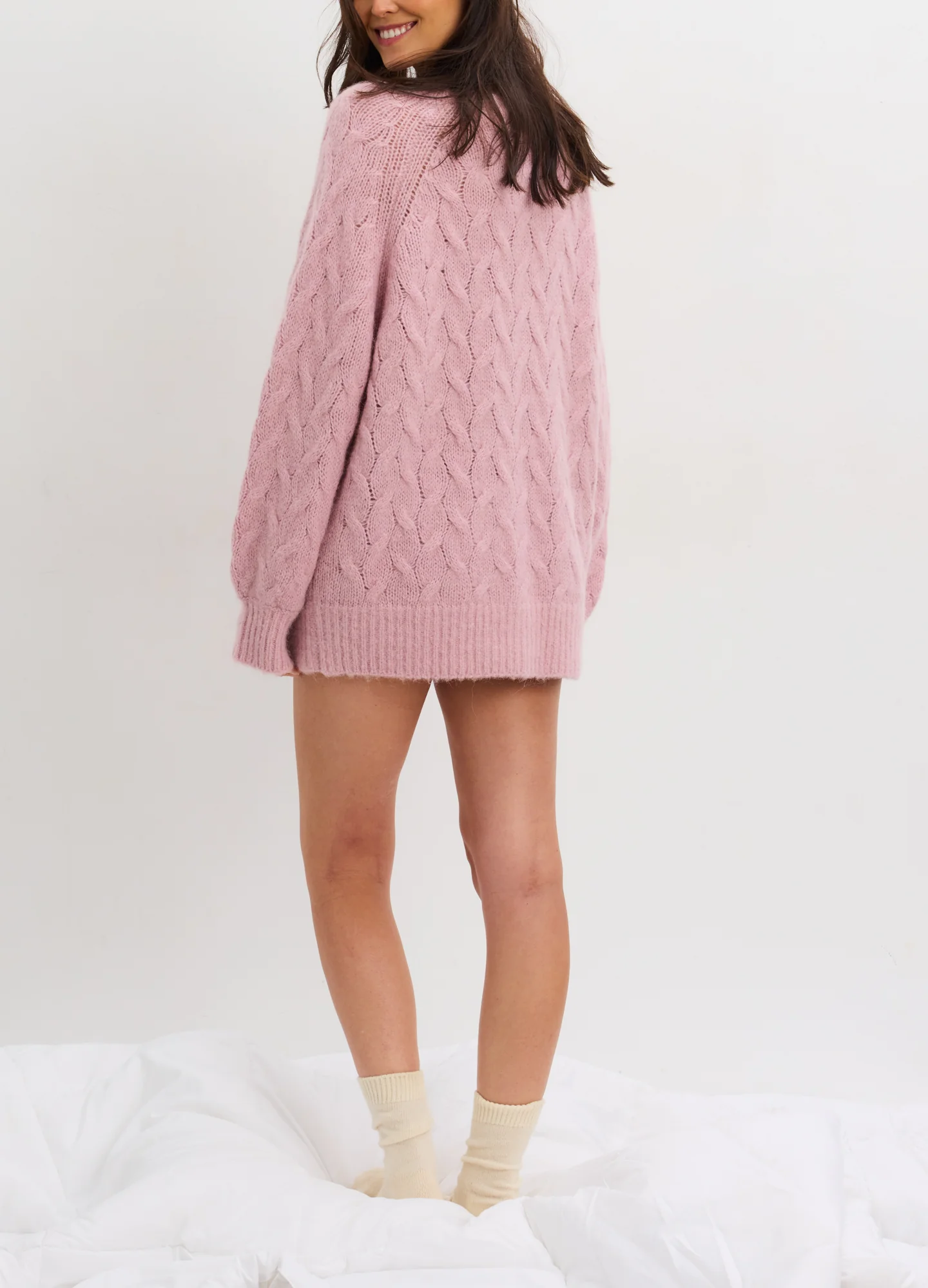 The Sophie Alpaca Cable Cardigan - Image 4
