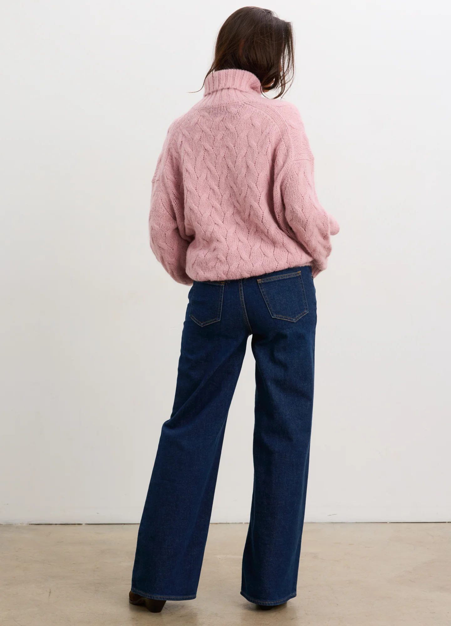 The Sophie Alpaca Cable Turtleneck - Image 4