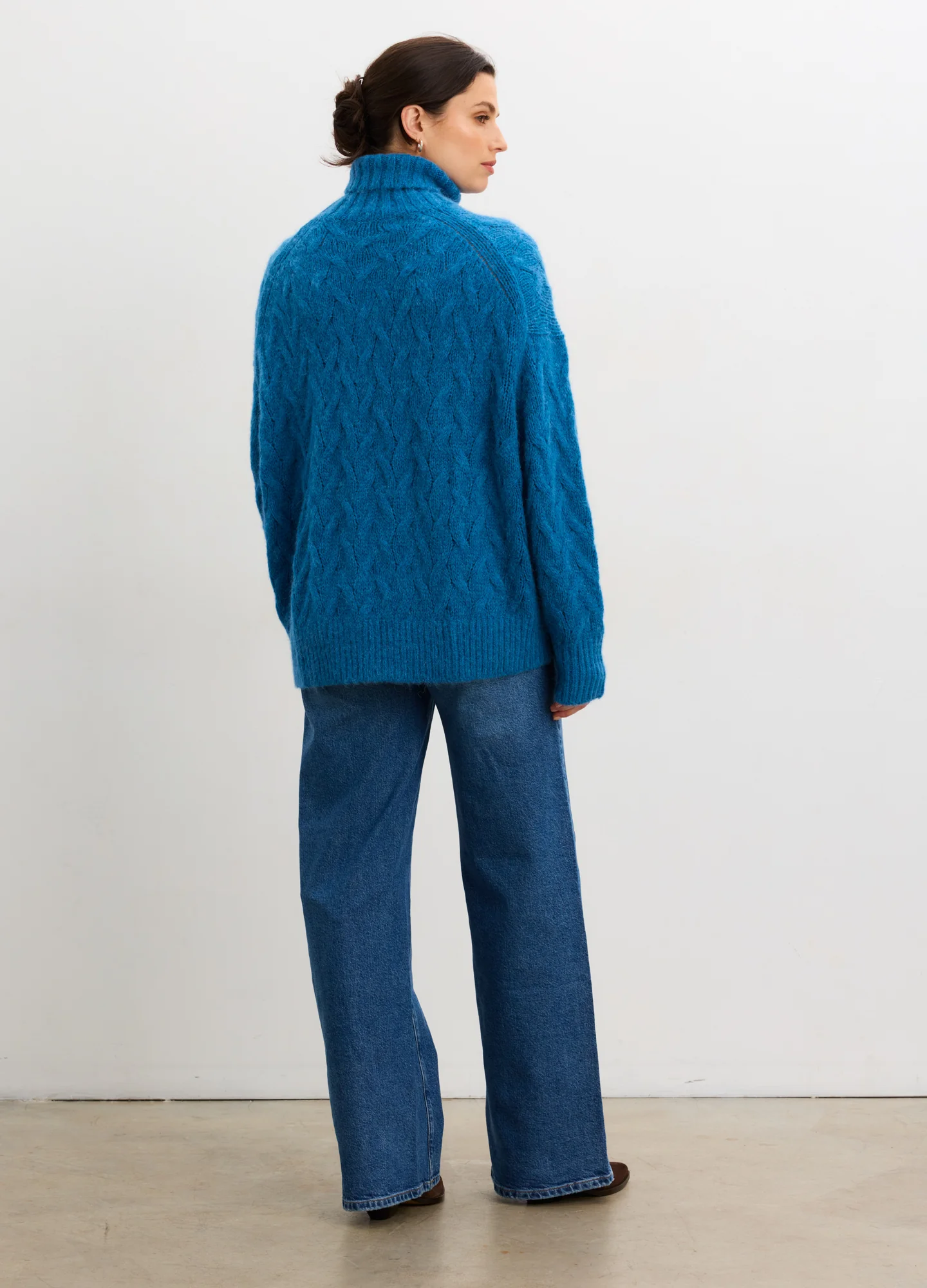 The Sophie Alpaca Cable Turtleneck - Image 4