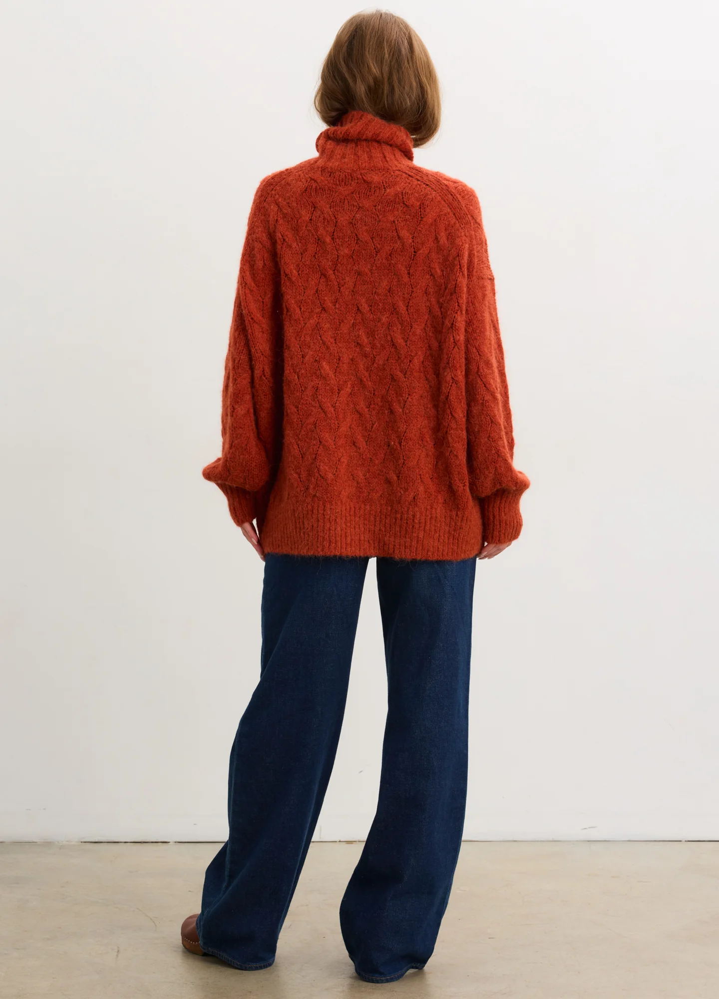 The Sophie Alpaca Cable Turtleneck - Image 4