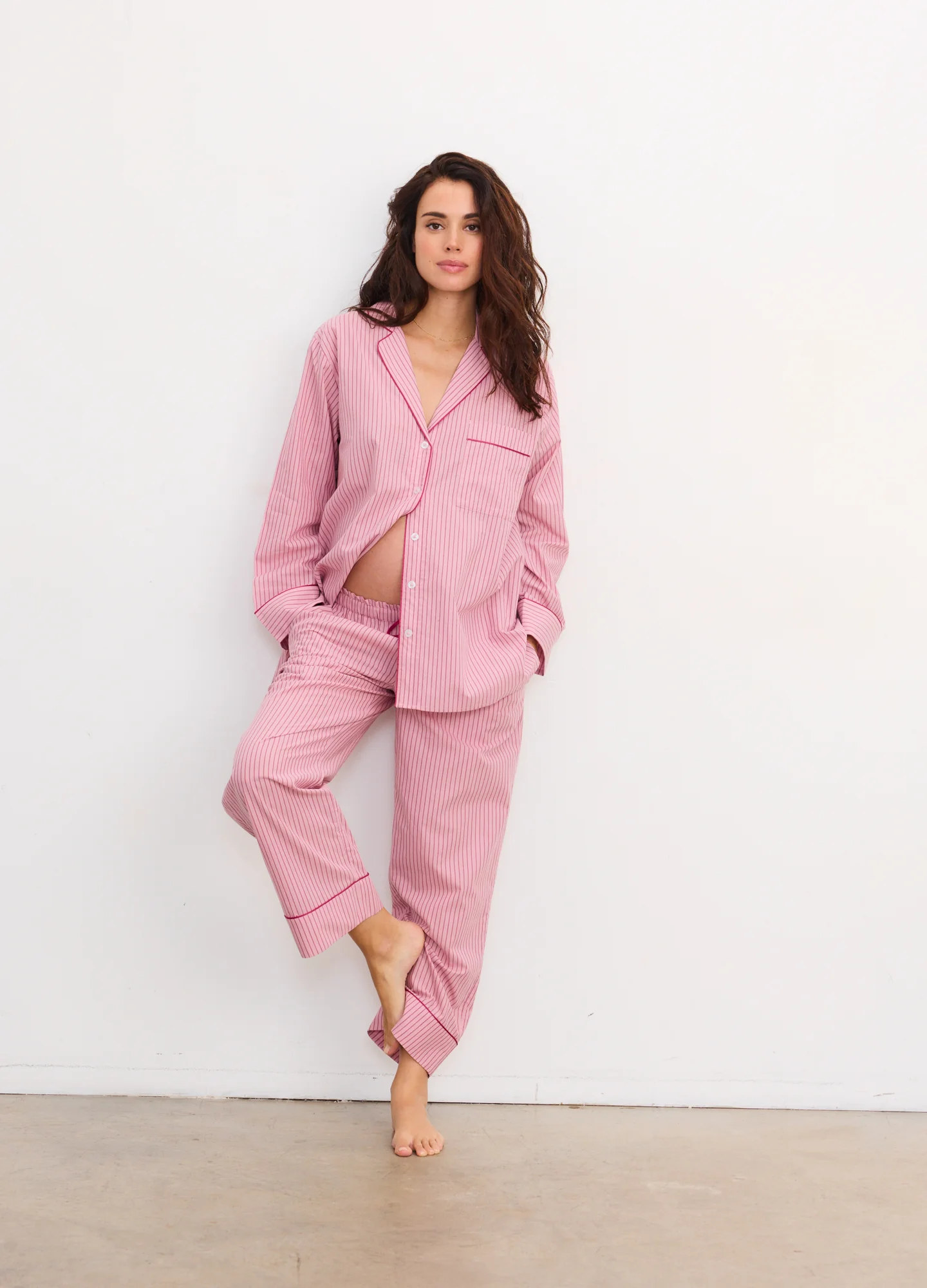 The Striped Cotton Classic PJ Set - Image 3