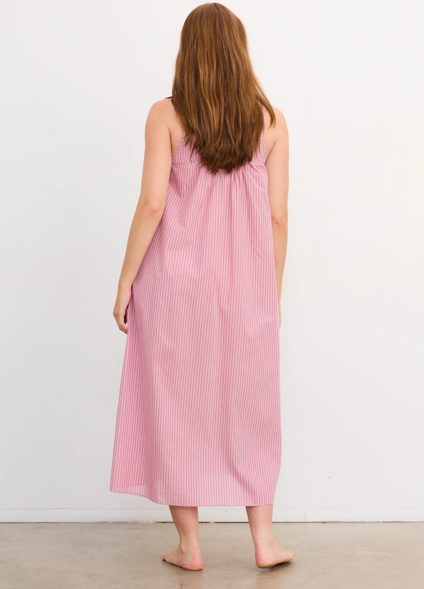 The Striped Cotton Nursing Nightgown - Image 5