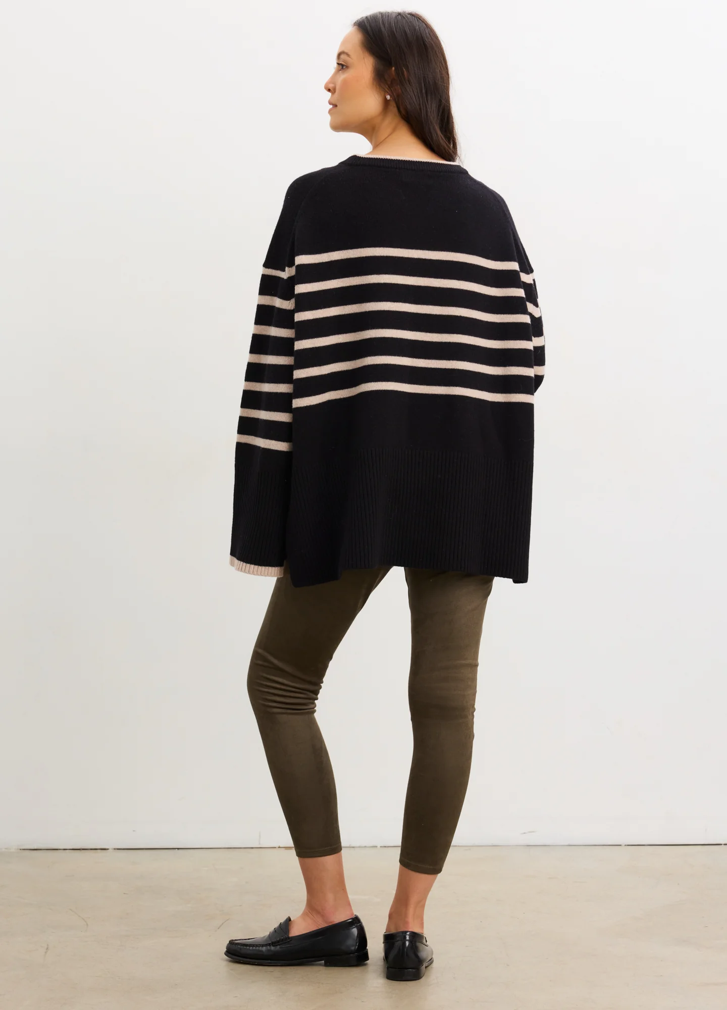The Vegan Stretch Suede Before, During, And After Legging - Image 3