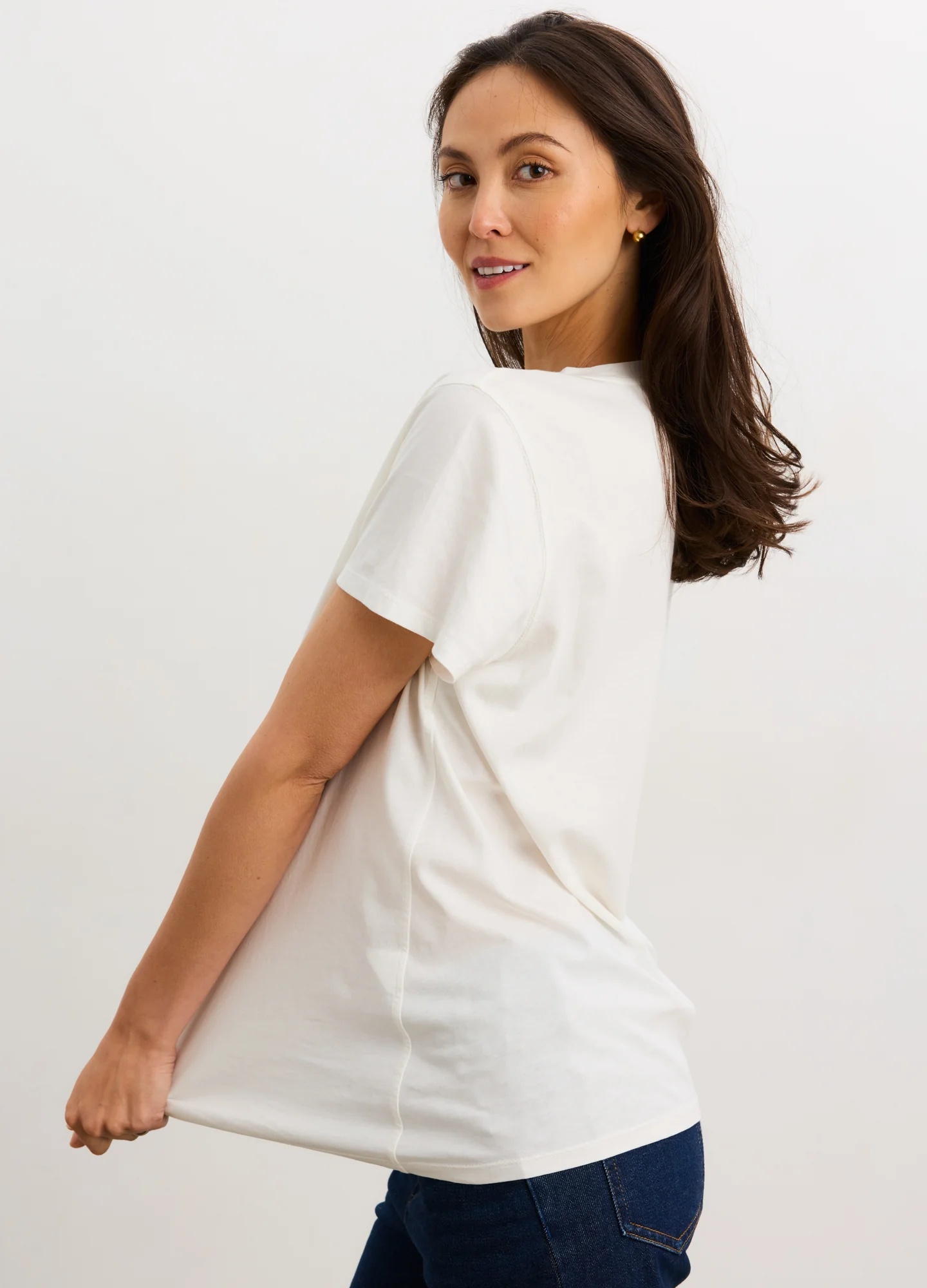 The Washed Cotton Short Sleeve Crew Tshirt - Image 5